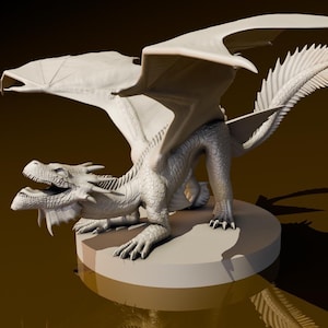 Bronze Dragon Wyrmling | DND Miniatures | DND Model | DungeonGuildMerchant | No Assembly Required | 1 Piece | TTrpg Mini