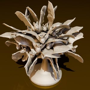 Swarm of Bats | DND Miniatures | DND Model | DungeonGuildMerchant | No Assembly Required | 1 Piece | TTrpg Mini