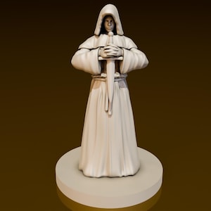 Female Cultist | DND Miniatures | DND Model | DungeonGuildMerchant | No Assembly Required | 1 Piece | TTrpg Mini