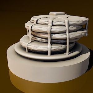 Pancake Mimic in Hiding | DND Miniatures | DND Model | DungeonGuildMerchant | 32mmScale | No Assembly Required | 1 Piece | TTrpg Mini