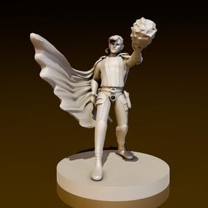 Elf Male Sorcerer | DND Miniatures | DND Model | DungeonGuildMerchant | No Assembly Required | 1 Piece | TTrpg Mini