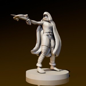Human Female Rogue 3 | DND Miniatures | DND Model | DungeonGuildMerchant | No Assembly Required | 1 Piece | TTrpg Mini
