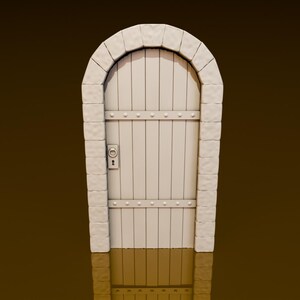 Door Mimic in Hiding | DND Miniatures | DND Model | DungeonGuildMerchant | 32mmScale | No Assembly Required | 1 Piece | TTrpg Mini