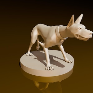 Knurrender Blink Hund | DND Miniaturen | DND Modell | DungeonGildenKaufmann | Keine Montage Erforderlich | 1 Stück | TTrpg Mini