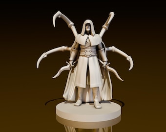 Human Rogue Spider Arms | DND Miniatures | DND Model | DungeonGuildMerchant | No Assembly Required | 1 Piece | TTrpg Mini