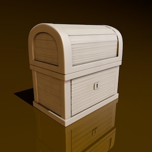 Classic Chest Mimic in Hiding | DND Miniatures | DND Model | DungeonGuildMerchant | No Assembly Required | 1 Piece | TTrpg Mini