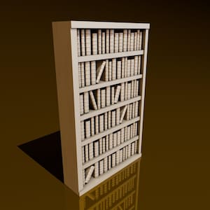 Bookshelf Mimic in hiding | DND Miniatures | DND Model | DungeonGuildMerchant | No Assembly Required | 1 Piece | TTrpg Mini