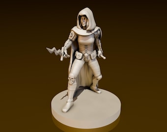 Female Cultist Fanatic | DND Miniatures | DND Model | DungeonGuildMerchant | No Assembly Required | 1 Piece | TTrpg Mini