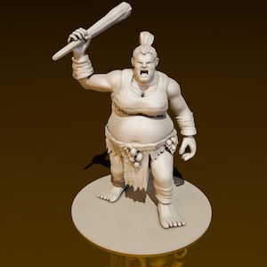 Hill Giant teef | Niet storen-miniaturen | Model NS | DungeonGuildVerkoper | Geen montage vereist | 1 stuk | Trpg Mini