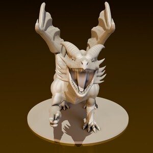 Adult Copper Dragon | DND Miniatures | DND Model | DungeonGuildMerchant | No Assembly Required | 1 Piece | TTrpg Mini