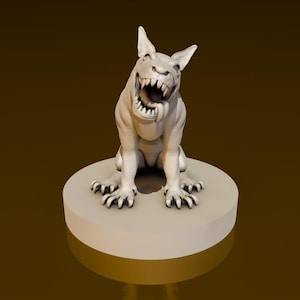 Hellehondpuppy | Niet storen-miniaturen | Model NS | DungeonGuildVerkoper | Geen montage vereist | 1 stuk | Trpg Mini