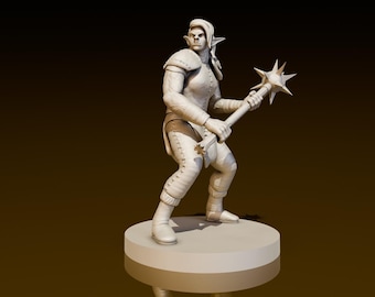 Bugbear Female Barbarian | DND Miniatures | DND Model | DungeonGuildMerchant | No Assembly Required | 1 Piece | TTrpg Mini