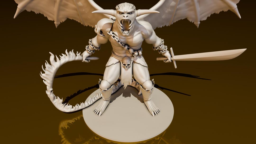 Balor Version 1 | DND Miniatures | Dragon| Dungeonguildmerchant | No ...