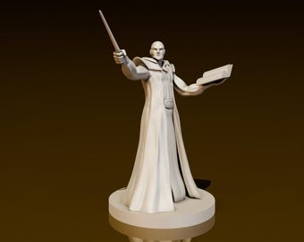 Human Male Illusionist Wizard | DND Miniatures | DND Model | DungeonGuildMerchant | No Assembly Required | 1 Piece | TTrpg Mini