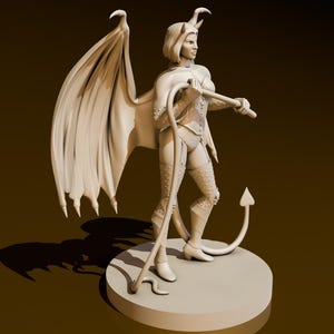 Sukkubus | DND Miniaturen | DND Modell | DungeonGildenKaufmann | Keine Montage Erforderlich | 1 Stück | TTrpg Mini