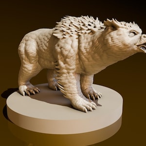 Owlbear Cub | DND Miniatures | DND Model | DungeonGuildMerchant | No Assembly Required | 1 Piece | TTrpg Mini
