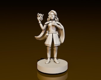 Female Halfling Sorceress | DND Miniatures | DND Model | DungeonGuildMerchant | No Assembly Required | 1 Piece | TTrpg Mini