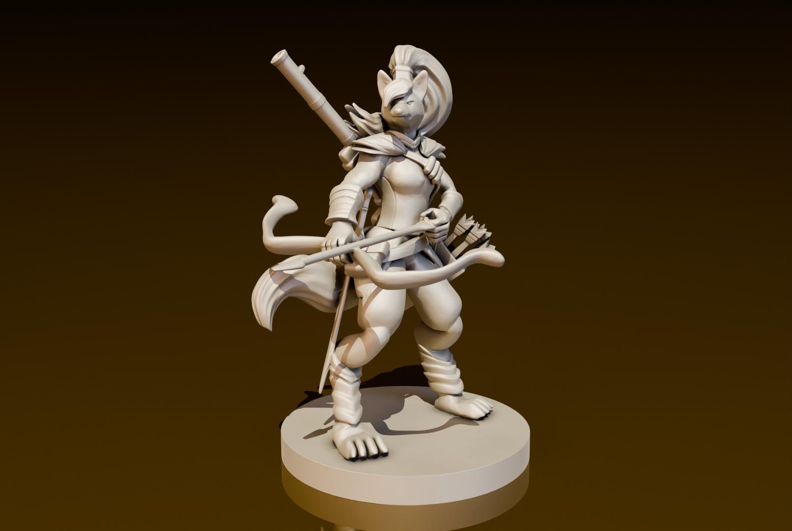Kitsune Power Ranger Kitsune Ranger | DND Miniatures | DND Model | Dungeonguildmerchant | No ...