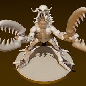 Chuul | DND Miniatures | DND Model | DungeonGuildMerchant | No Assembly Required | 1 Piece | TTrpg Mini