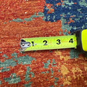 100x150 Teal Rost Moderner Mamluk Teppich - Türkisch Superfein Handgeknüpft Veg Dyes Wolle Medaillon Teppich -Schlafzimmer Teppich - Teppiche für Wohnzimmer - 4'1x6'0 Bild 10