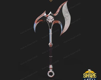 File STL dell'ascia di Darius di League of Legends - Oggetto di scena per cosplay stampabile in 3D