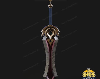 File STL della spada di Garen – Cosplay fan art di League of Legends