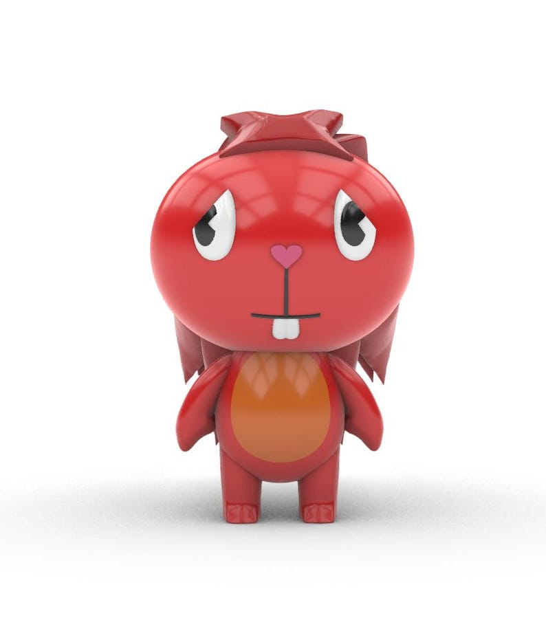 Happy Tree Friends Flaky 3D Model STL File – Printable Anime Character ...