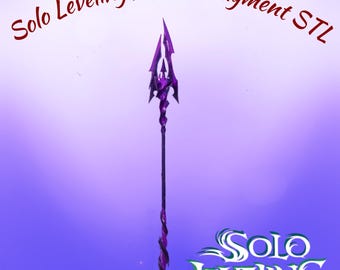 Solo Leveling Zekes Fragment STL - 3D-utskrivbar Anime Dagger Prop Fan Art