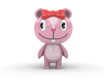 Happy Tree Friends Giggles 3D-modell – Utskrivbar Anime STL-fil