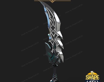 File STL della spada di Tryndamere – Cosplay di League of Legends