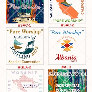 JW 2025 SPECIAL CONVENTION Stickers