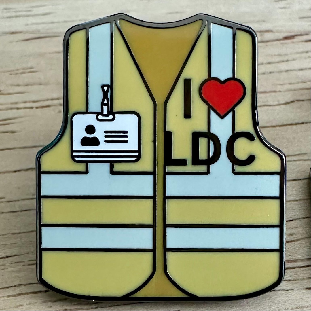 LDC Hi-vis Vest Pin - JW Gift - Convention - Training - Etsy