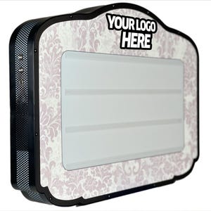 Letrero de servicio de botella personalizado - Letrero VIP para discoteca - Marquesina glorificadora - Damasco