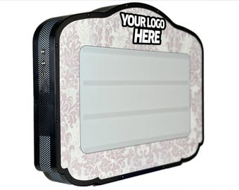 Custom Bottle Service Sign - Nightclub VIP Letter Sign Marquee Glorifier - Damask