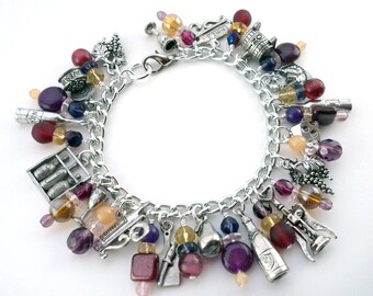 Wine and Cheer Charm Bracelet