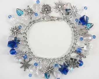 Let It Snow Bracelet - Light Blue