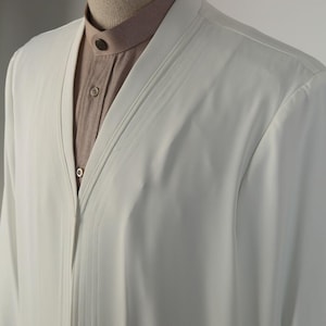 Moslim gebedsgewaad voor heren: comfortabele Salah Jubba voor mannen, Namaz Thobe Salah-outfit afbeelding 4