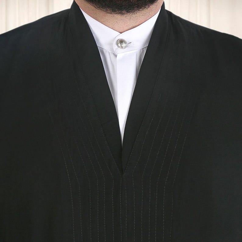 Moslim gebedsgewaad voor heren: comfortabele Salah Jubba voor mannen, Namaz Thobe Salah-outfit afbeelding 6