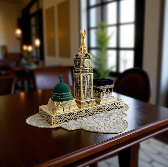 Islamic Home Decor - Kaaba, Al-masjid An-nabawi & Makkah Clock