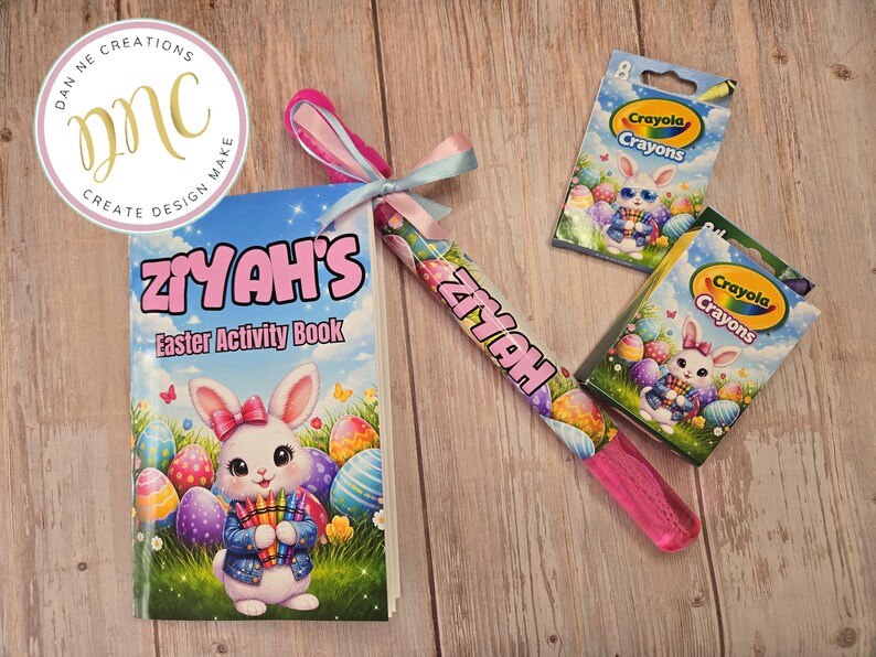 Editable Easter Activity Bundle Template | Canva Coloring Book | Crayon ...