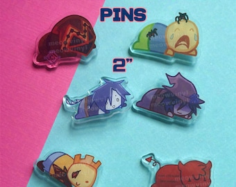 FORSAKEN ミニアクリルピン 1インチ - Roblox 007n7 TwoTime Chance