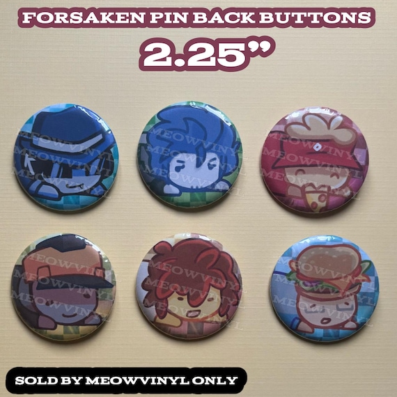 FORSAKEN Roblox ピンバックボタン - ゲスト 1337 Elliot Chance 007n7