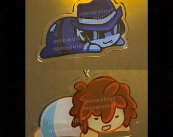 FORSAKEN Acrylic Keychain Inch Roblox 007n7 Twotime Chance