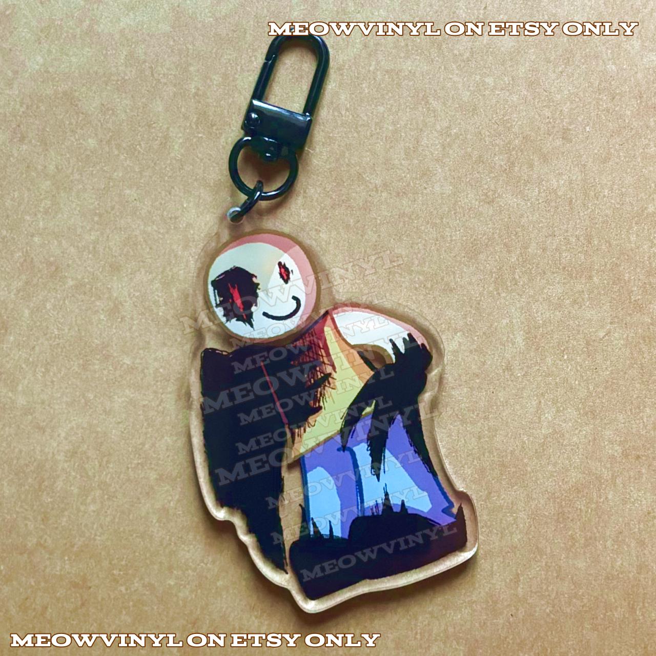 JOHN DOE Roblox Forsaken Keychain Acrylic 3 Inches - Etsy