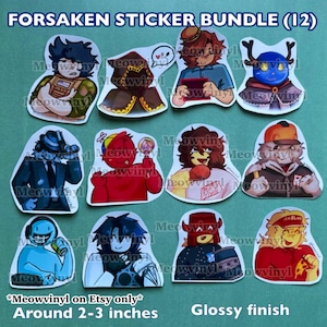FORSAKEN Stickers BUNDLE (12)