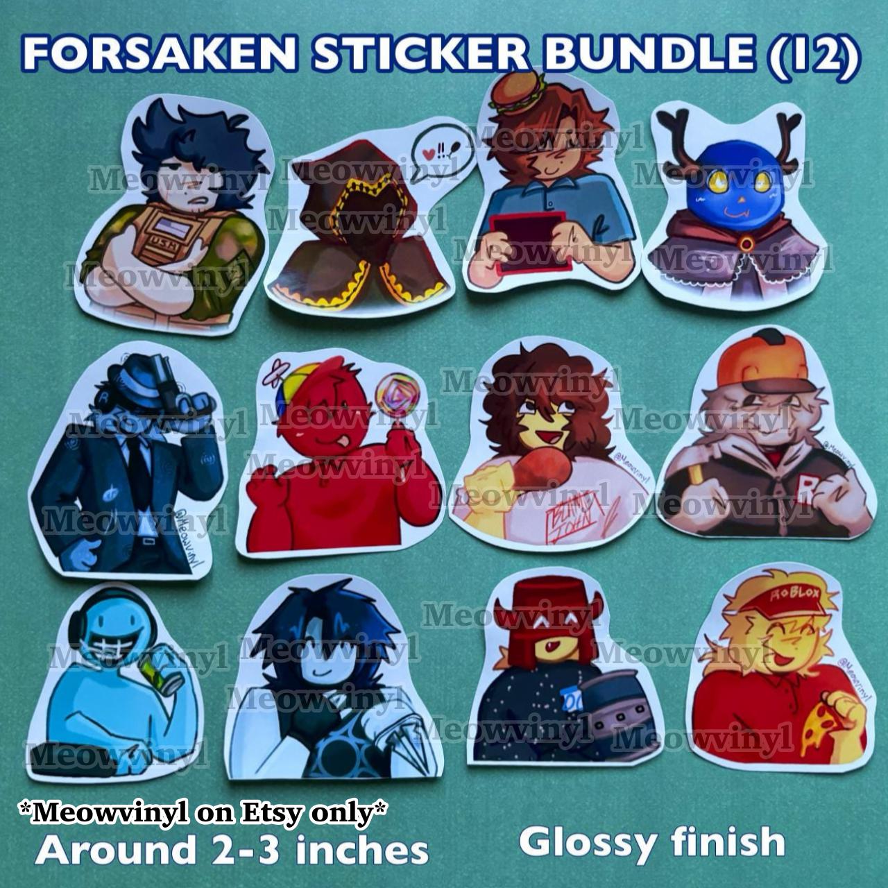 FORSAKEN ステッカー バンドル (12) - Etsy 日本