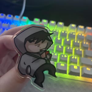 CRY OF ANGST Simon Henriksson acryl pin 2" afbeelding 4