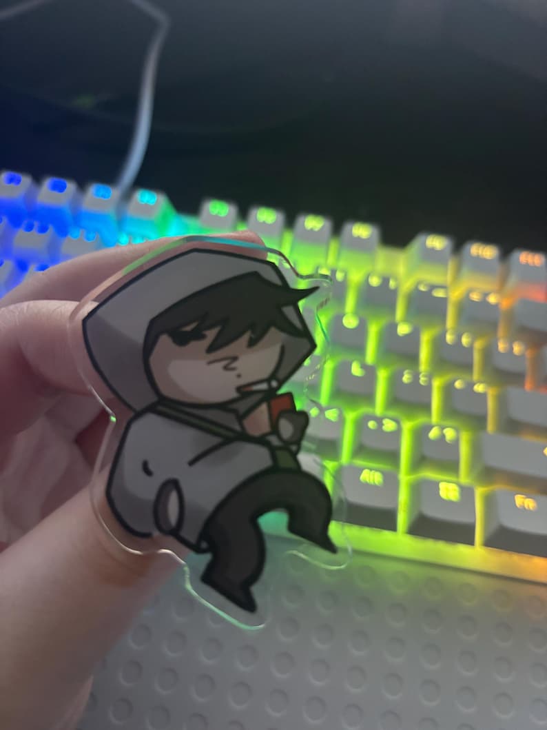 CRY OF ANGST Simon Henriksson acryl pin 2" afbeelding 4