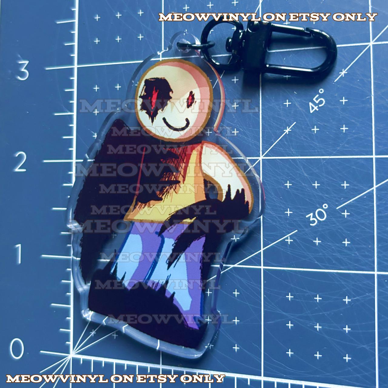 JOHN DOE Roblox Forsaken Keychain Acrylic 3 Inches - Etsy