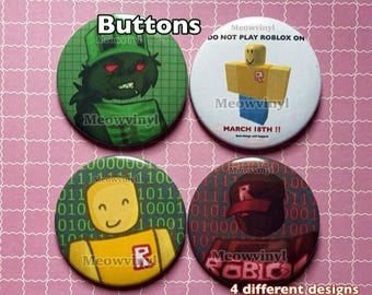 Roblox MYTH Pin Back Buttons - John Doe, Guest666, 1x1x1x1